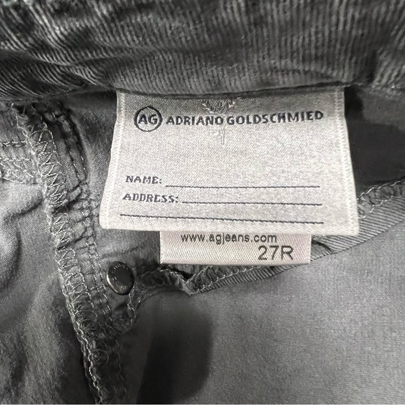 Ag Adriano Goldschmied The Legging Corduroy Super Skinny Jeans Gray - Picture 7 of 11